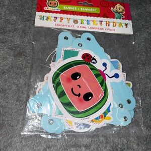 CoComelon HAPPY BIRTHDAY BANNER - 6 Ft Long